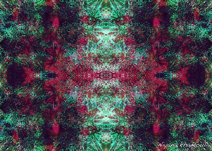 Trippy fractal poster