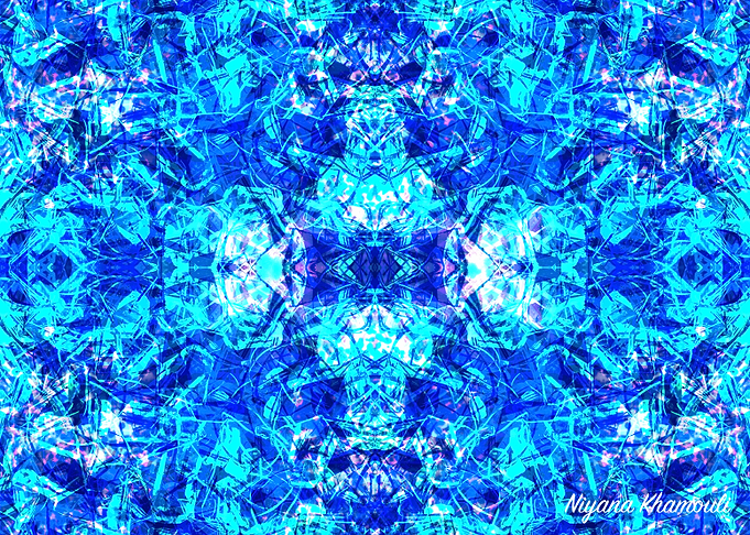 Trippy fractal poster
