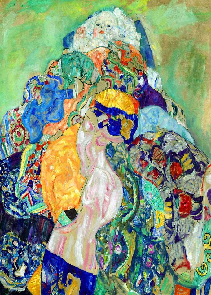 Gustav Klimt Baby Cradle