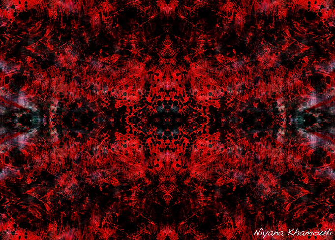 Trippy fractal poster