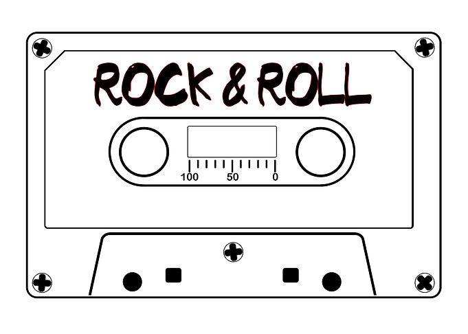 Rock And Roll Music Tape
