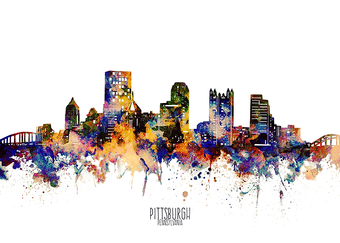 pittsburgh watercolor 2