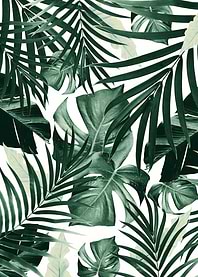 Tropical Jungle Leaves 4