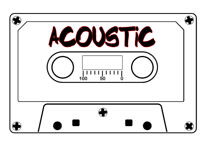 Acoustic Music Tape Casset