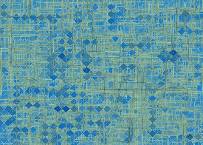 geometric square pixel