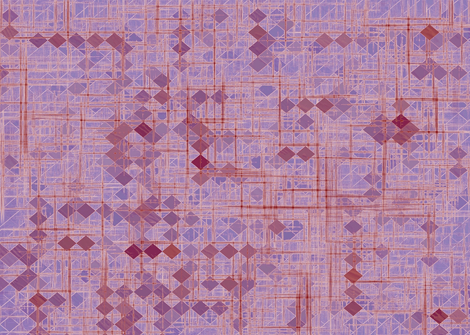 geometric square pixel