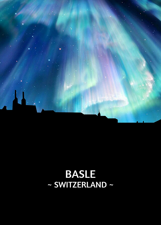 Basle Switzerland Skyline
