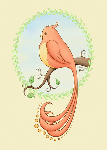 Chubby bird