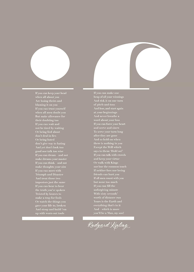 If by Rudyard Kipling Grey