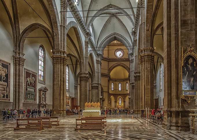Inside Santa Maria del Fi