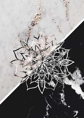 Yin Yang Mandala Marble 1