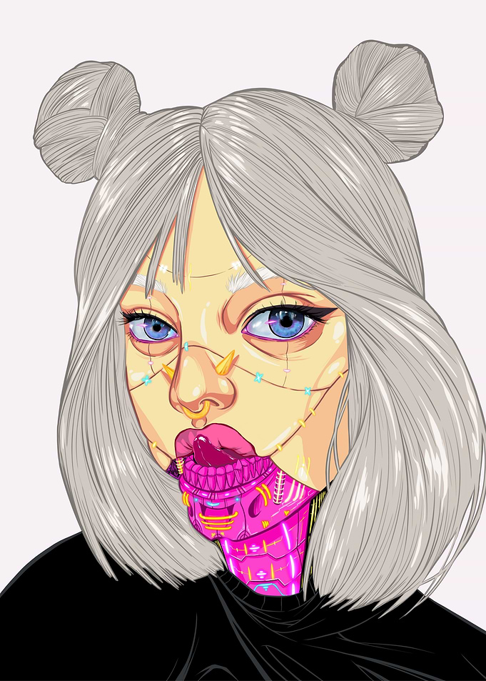 Robo girl grey go
