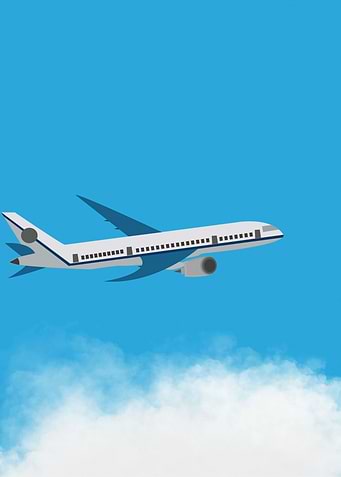 Airplane fly in the Sky