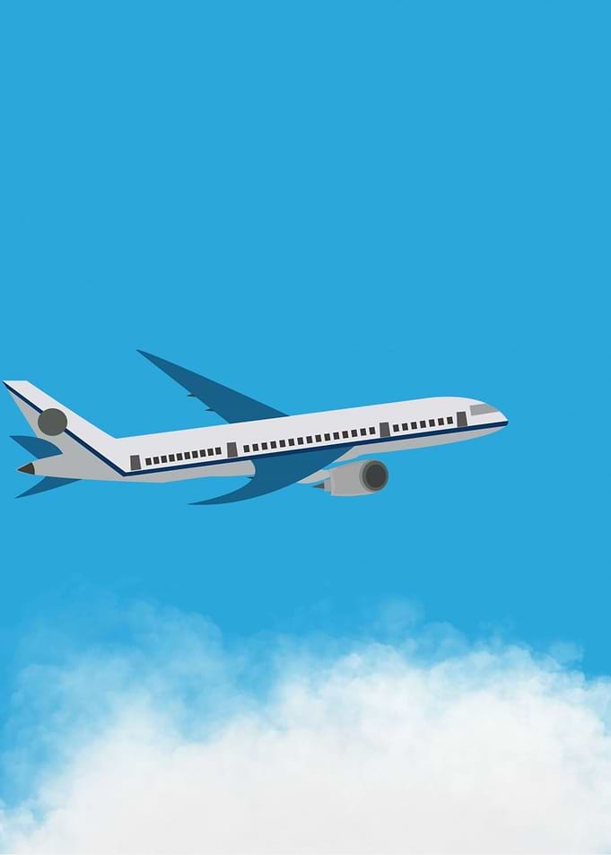 Airplane fly in the Sky