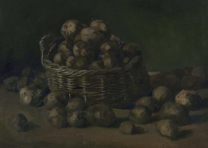 Basket of Potatoes 1885 0