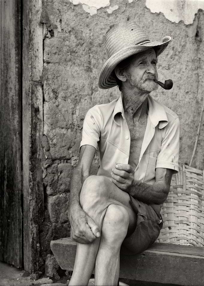 Old man at the door