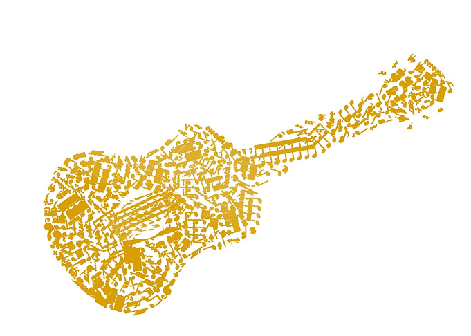 guitarra note