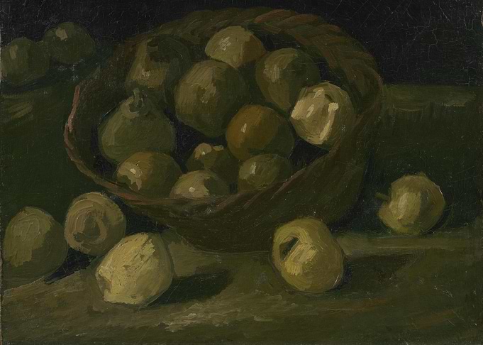Mand met aardappels