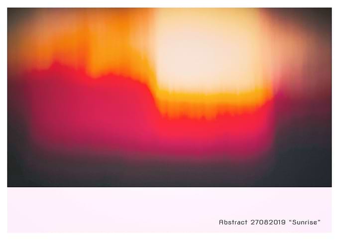 abstract 27082019 Sunrise