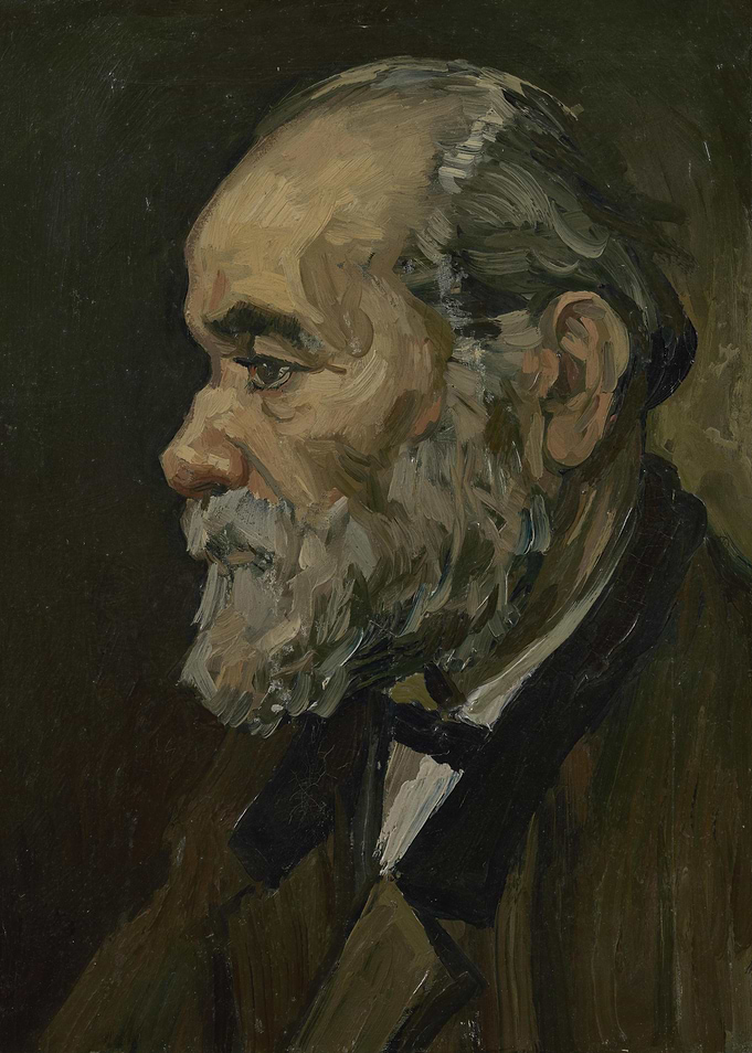 Portret van een oude man