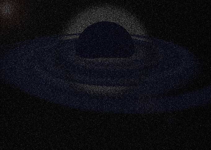 Fading planet