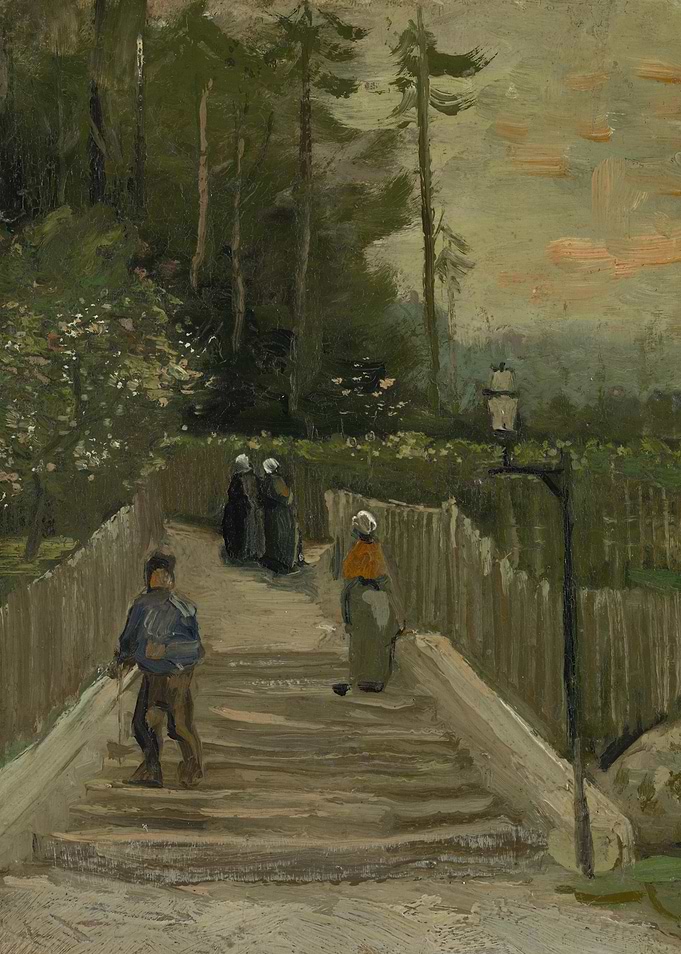 Weg te Montmartre
