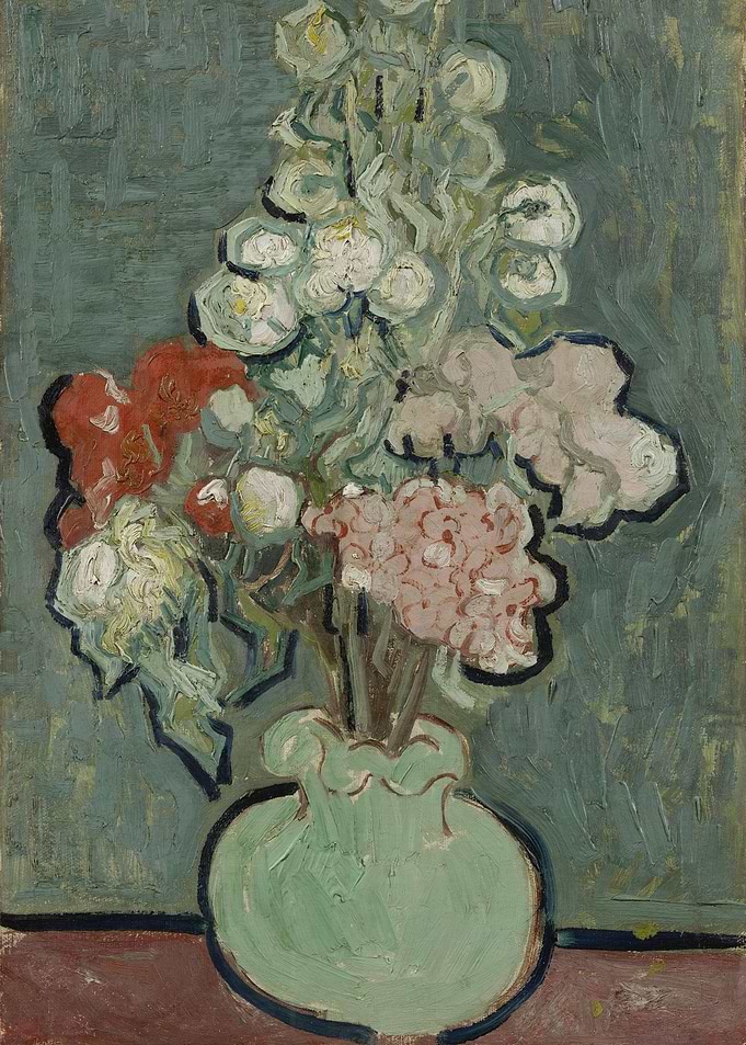 Vaas met bloemen