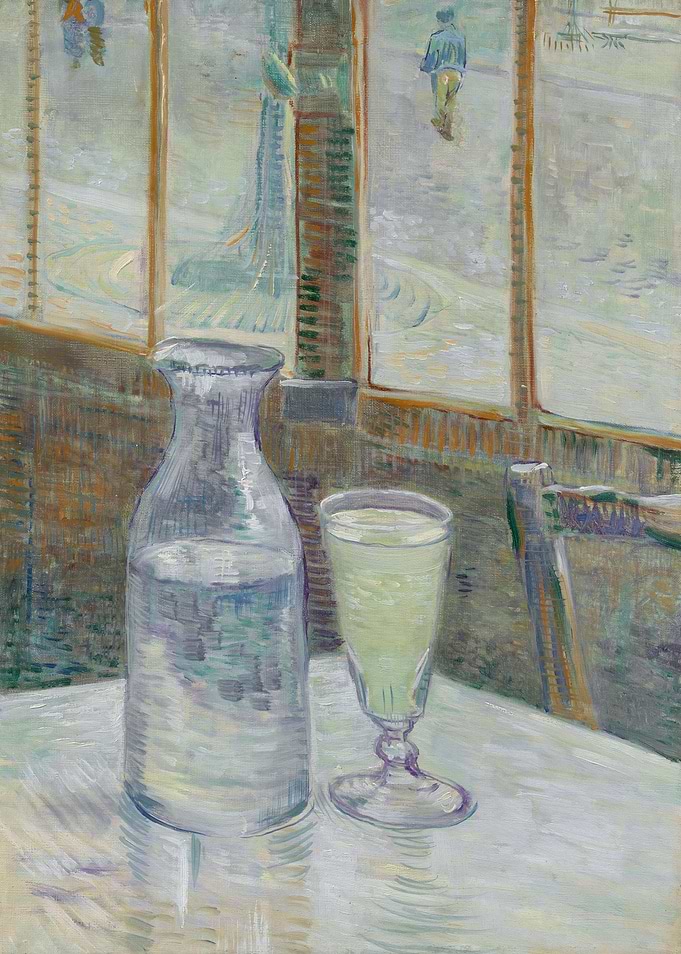 Cafe Table with Absinthe