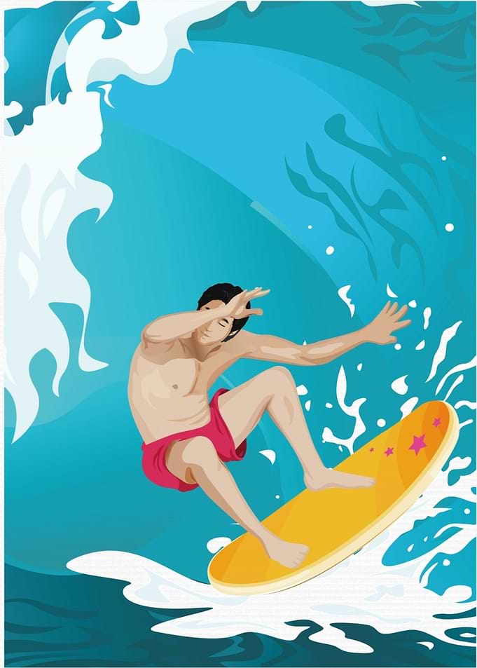 Surfing Surf on the sea