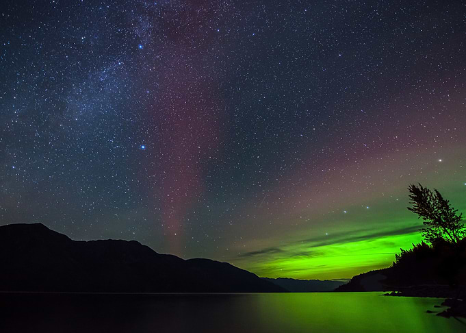 Night landscape