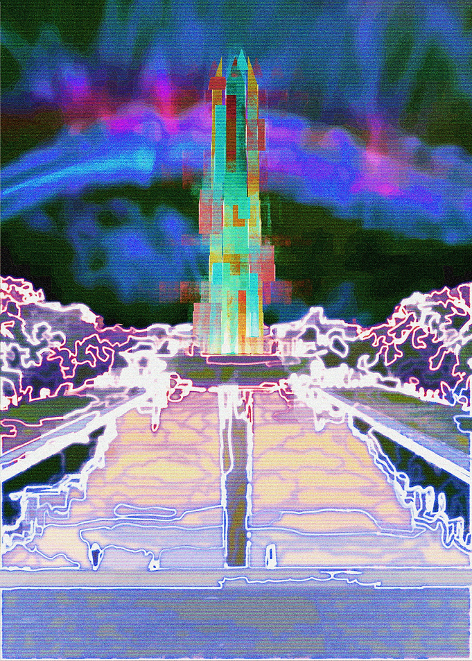 Glitch Washington Memorial