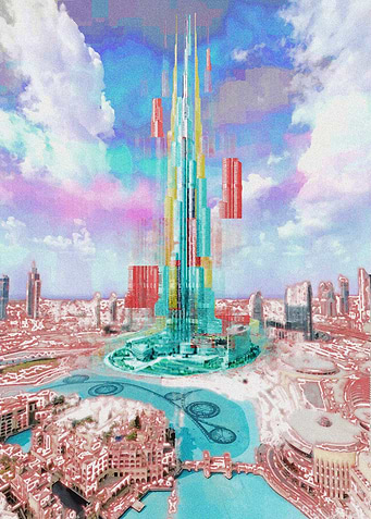 Glitch Burj Khalifa
