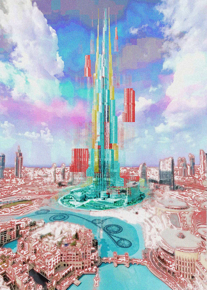 Glitch Burj Khalifa