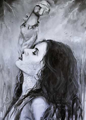 BnW portrait of a Woman