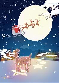 Santa Claus reindeer