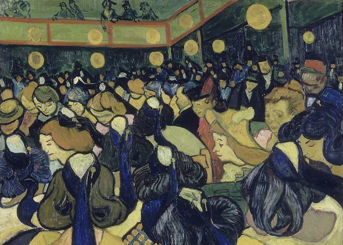 The Dance Hall in Arles 1