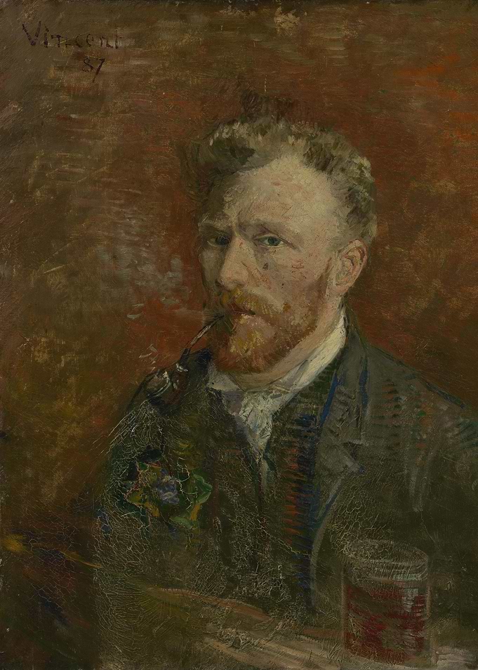 Self Portrait with Pipe an