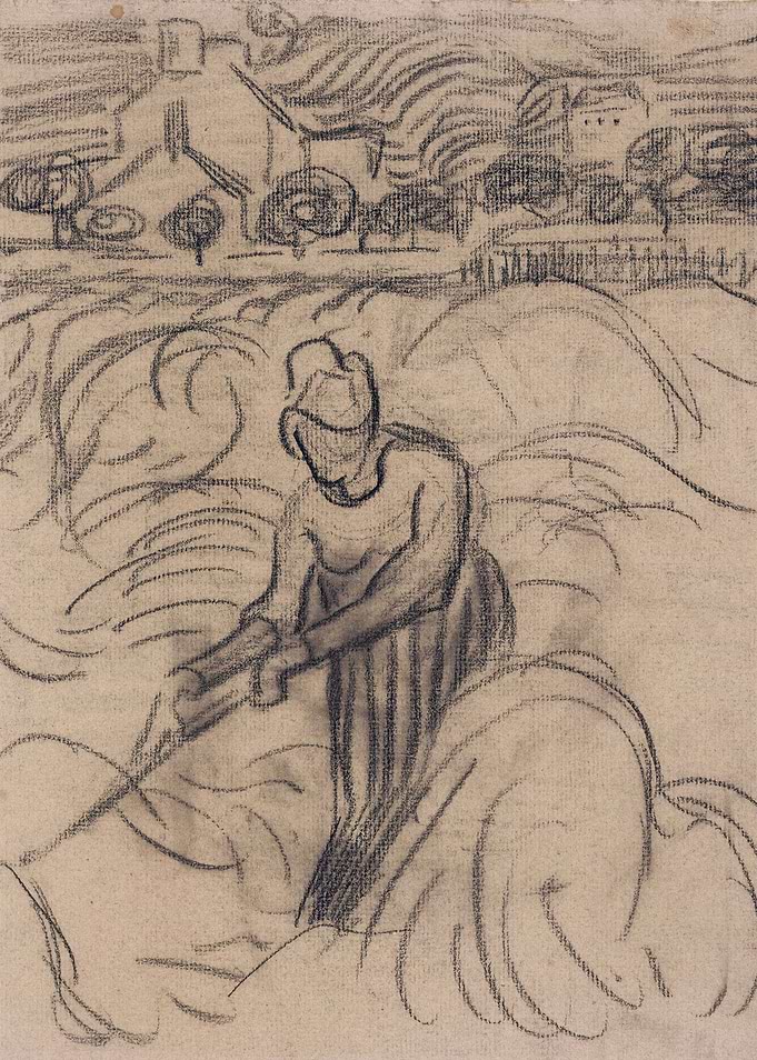 Peasant Woman Working the