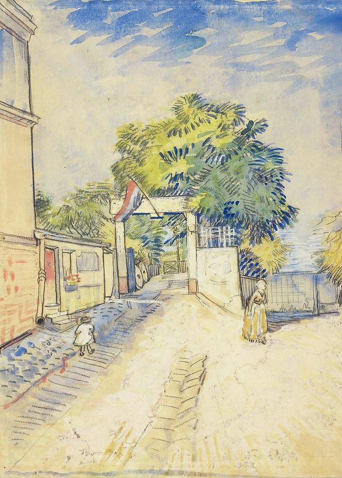 Entrance to the Moulin de