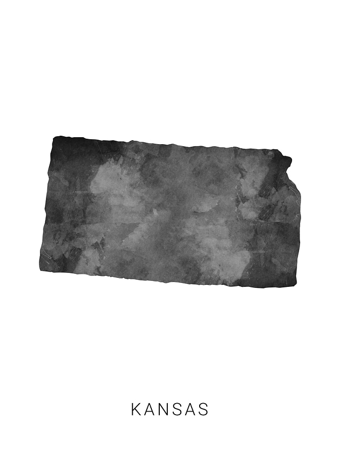 Kansas state map