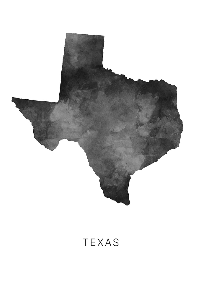 Texas state map