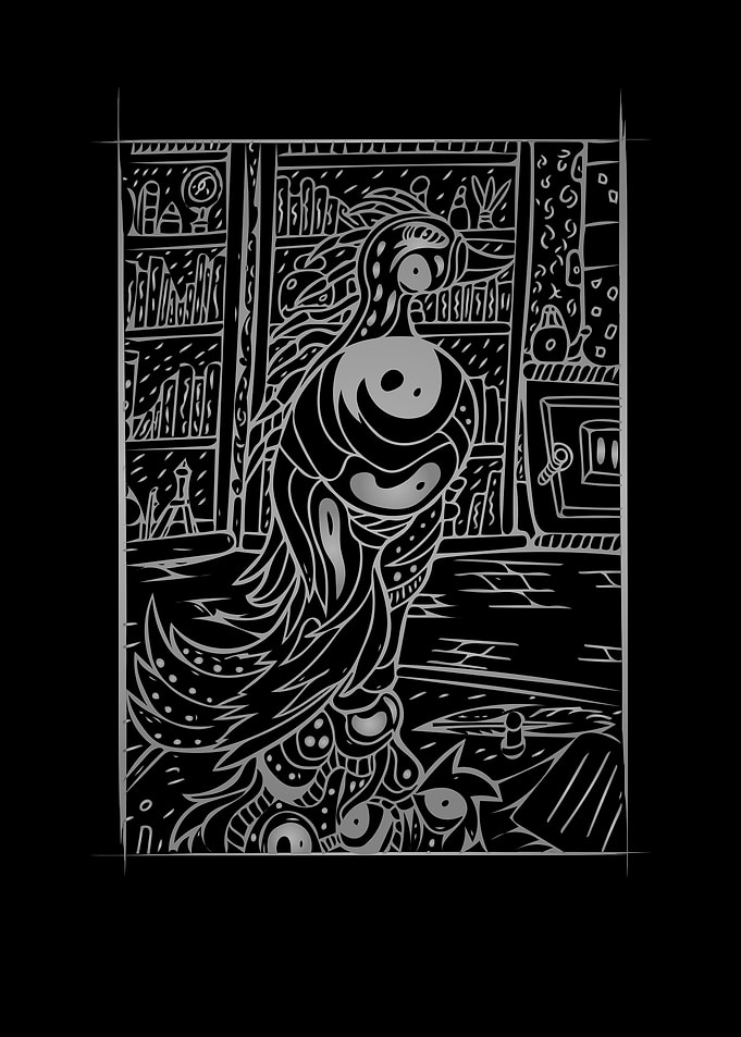 Noble Bird in Study