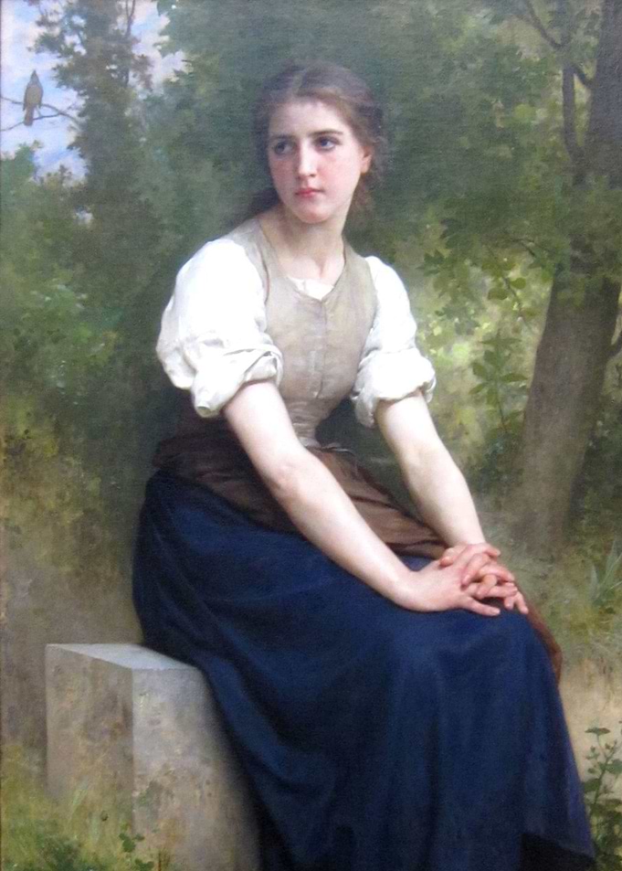 Seated lady