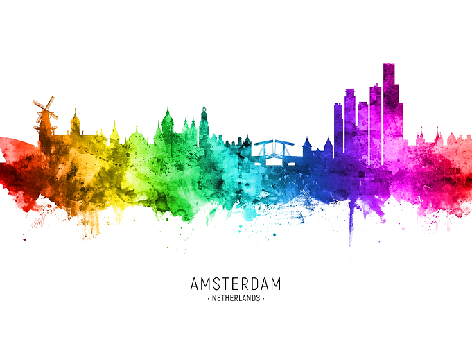 Amsterdam Skyline