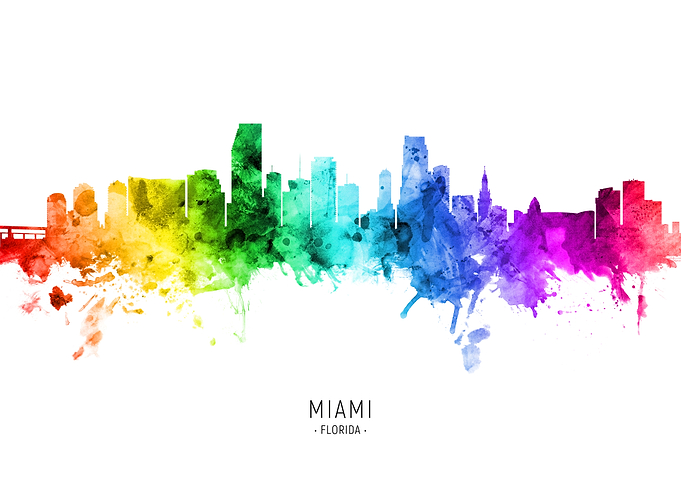Miami Florida Skyline