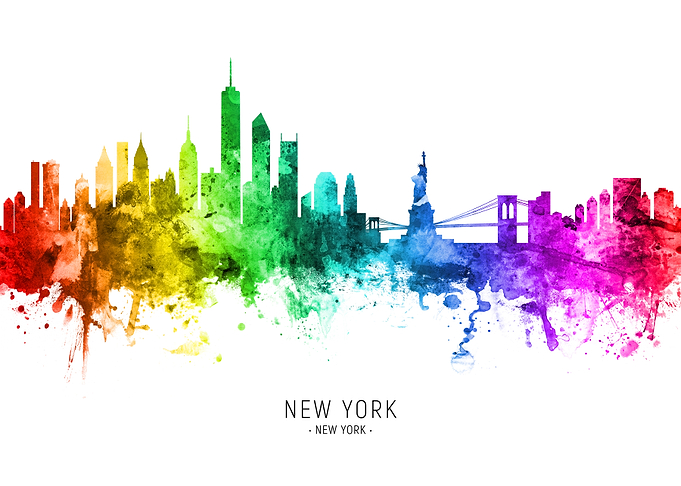 New York New York Skyline