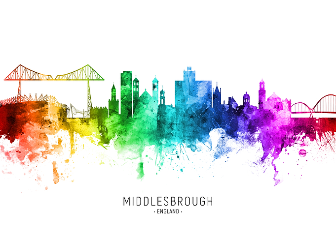 Middlesbrough Skyline