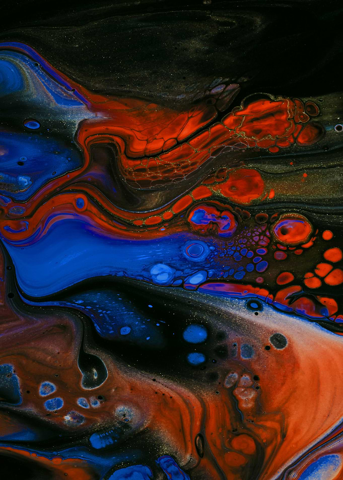 abstract fluid art
