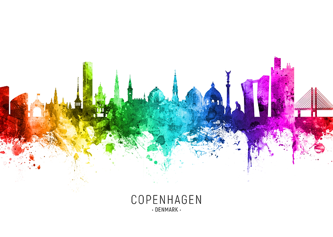 Copenhagen Skyline