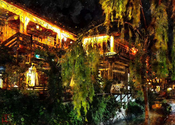 LiJiang in the Evening